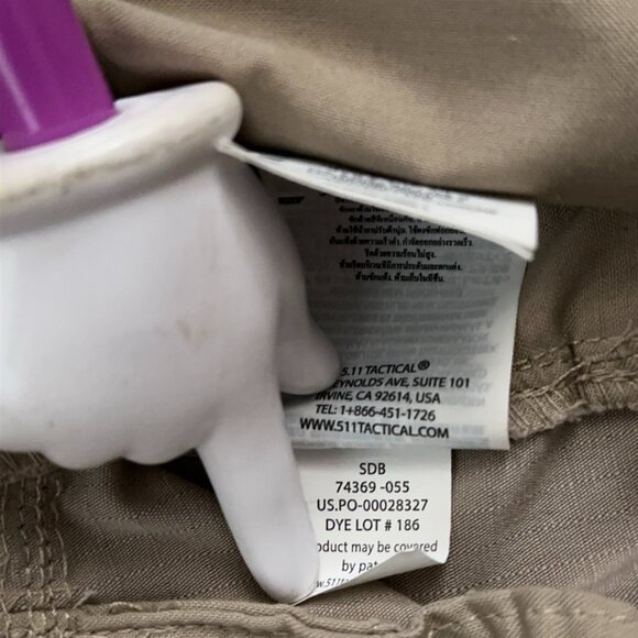 5.11 Tactical Stryke Cargo Pants Mens 34x32 Ripstop Work Uniform 74369 Beige - Picture 7 of 7